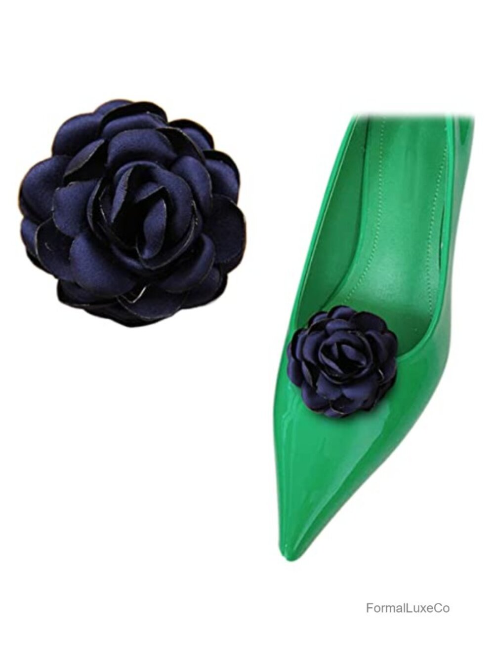 Vintage Flower Shoe Clips Detachable Embellishments for Wedding Party DIY